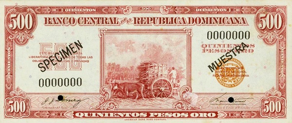 500 Pesos Oro
