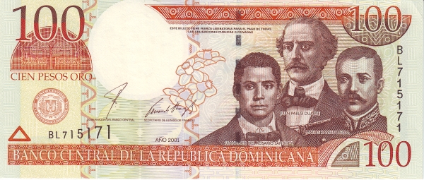   Francisco del Rosario Sanchez, Juan  Pablo Duarte, Matiás Ramón Mella