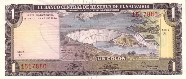   "Cerron Grande" hydroelectric dam