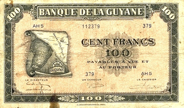 Map of French Guiana