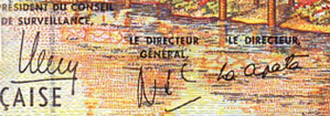 signatures: *