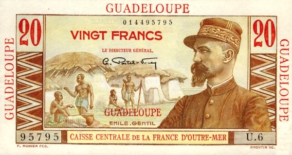 Émile Gentil, African village