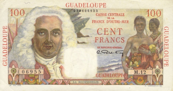  Louis Charles Mahé de  la Bourdonnais, couple