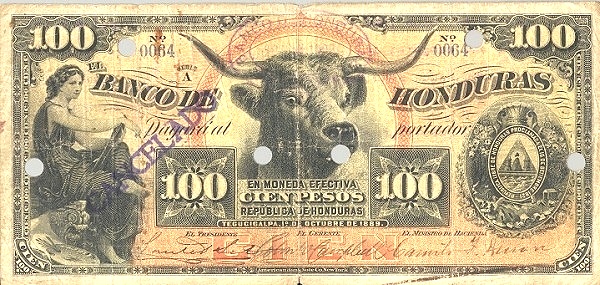  Allegorical woman, longhorn bull's  head, arms