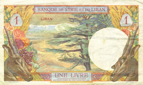  Mont Liban,  cedar tree, antelope heads from the Museum of Beyrouth