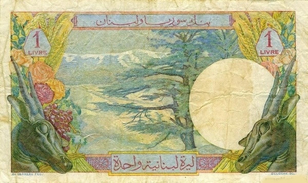 Mont Liban,  cedar tree, antelope heads from the Museum of Beyrouth