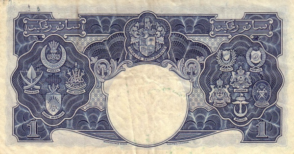  Arms of the  various member states (Straits Settlements, Trengganu, Kedah, Kelantan, Johore, Perlis, Brunei,  Perak, Pahang, Selangor, Negri Sembilan)