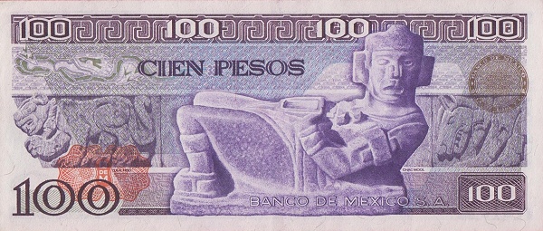  Chac Mool stone figure