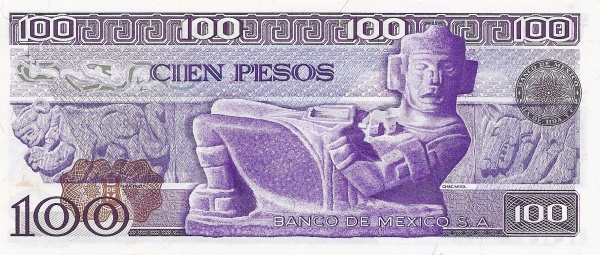  Chac Mool stone figure