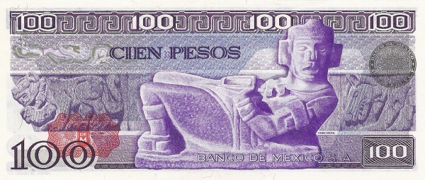  Chac Mool stone figure