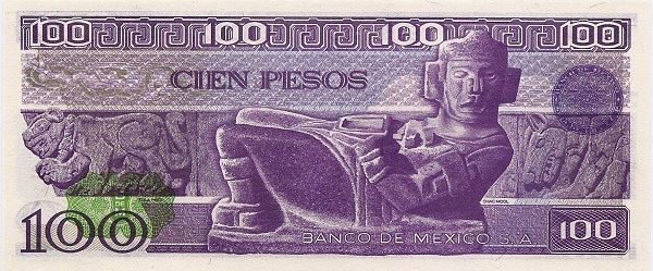  Chac Mool stone figure