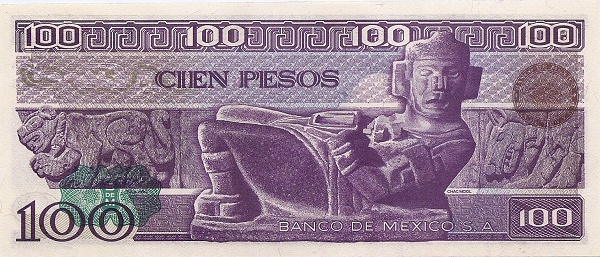  Chac Mool stone figure