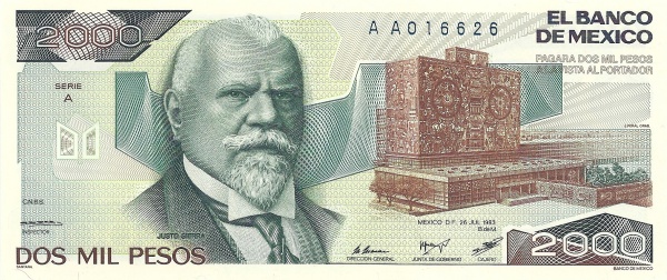   Justo Sierra; University library,  Mexico City
