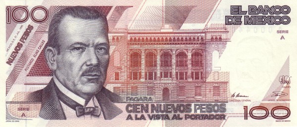   Plutarco Elias Calles, Banco de Mexico  building
