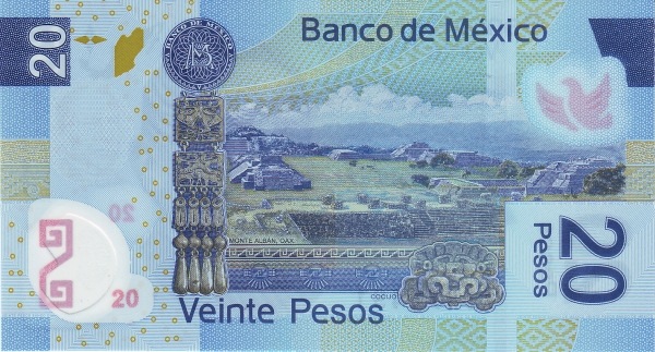  Ruins of the former capital of the  Zapotecas in Monte Albán (Oaxaca)