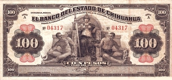 Allegorical woman, allegorical men  ("Agriculture" and "Industry")
