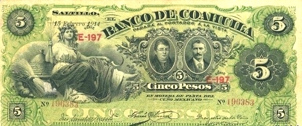 Ceres ("Agriculture"), portraits of  Arizpe and Cepeda