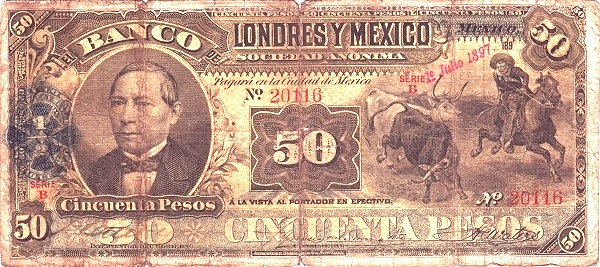  Benito Juárez, gaucho with bull