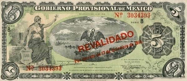 Liberty, arms, Popocatepetl and  Ixtaccihuatl volcanoes