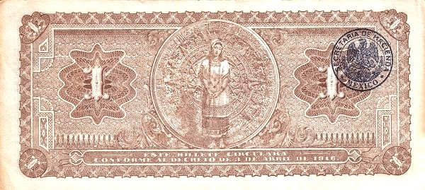 Aztec calendar, woman in national  costume