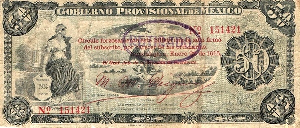 Liberty, arms, Popocatepetl and  Ixtaccihuatl volcanoes