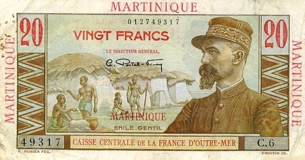  Émile Gentil, African village