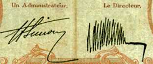 signature titles:    "Administrateur & Directeur"   signatures: Simon & Thion de la Chaume