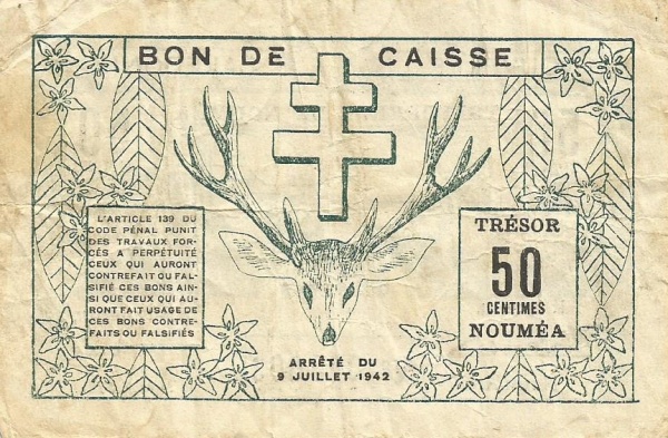 Cross of Lorraine,  stag head