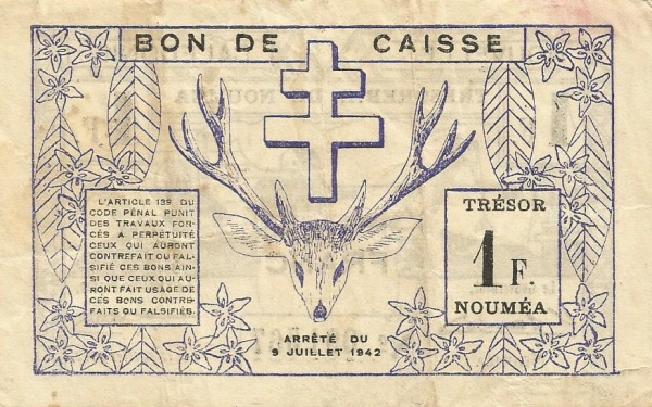 Cross of Lorraine,  stag head