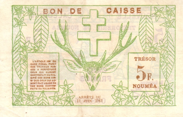 Cross of Lorraine,  stag head