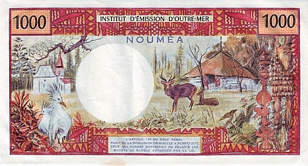 Church of Vao (New  Caledonia), hut, Kagu bird, deer