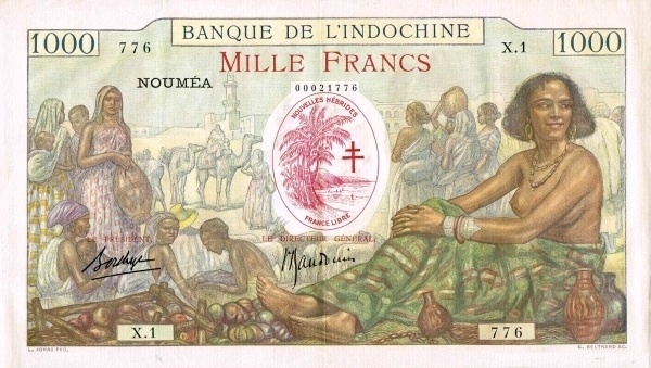 Woman, market scene