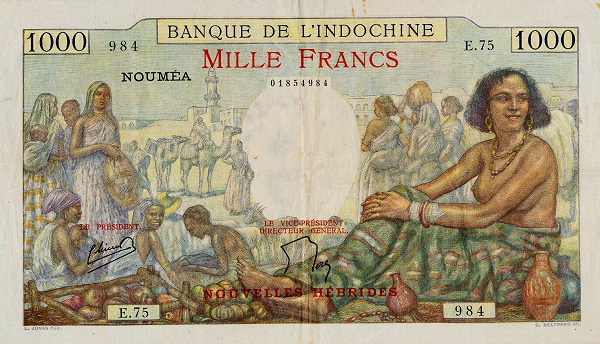 Woman, market scene