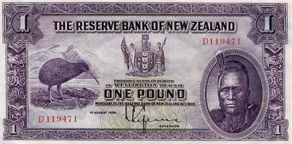  Kiwi, arms, Maori  King Tawhiao
