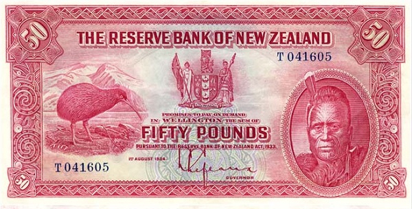  Kiwi, arms, Maori  King Tawhiao