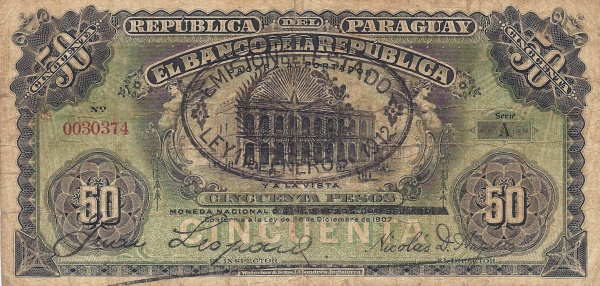 Legislative Palace (today Museo  Cabildo), Asunción