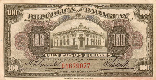 Banco de la República building, Asunción