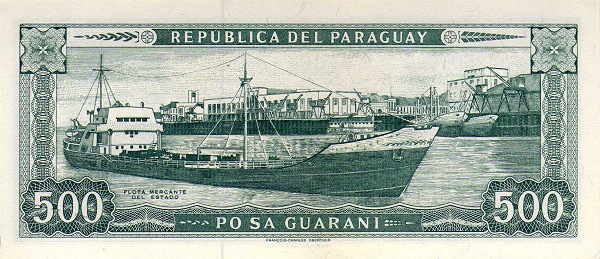  MV "Lago Ypoa" passing Asunción