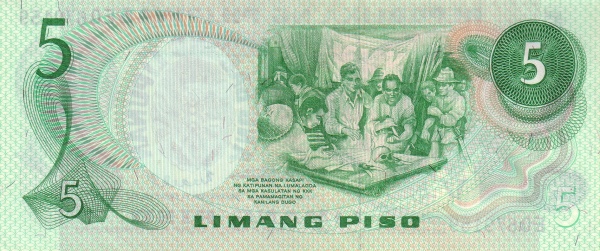  Scene of the  Katipunan organization (Pacto de Sangre / Blood Pact)