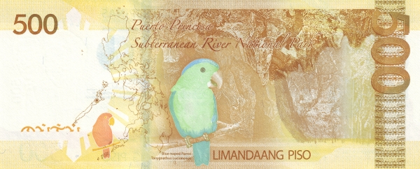  Puerto Princesa  Subterranean River National Park, blue naped parrot (tanygnathus lucionensis)