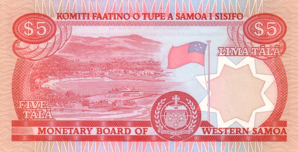  Apia harbor, flag