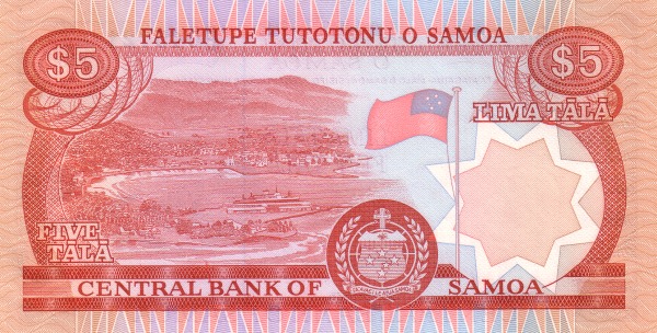  Apia harbor, flag
