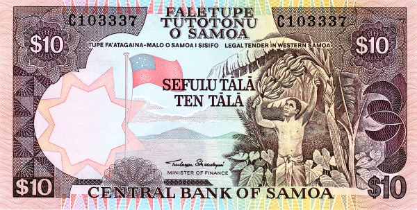   Flag, banana harvest