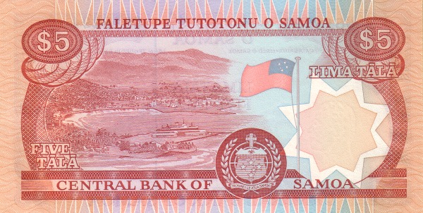  Apia harbor, flag
