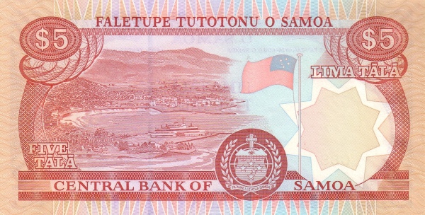  Apia harbor, flag
