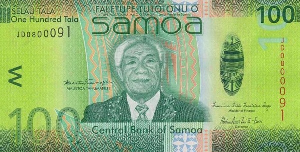  Head of State  Malietoa Susuga Tanumafili II