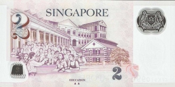 With one small triangle on back below word    "EDUCATION"