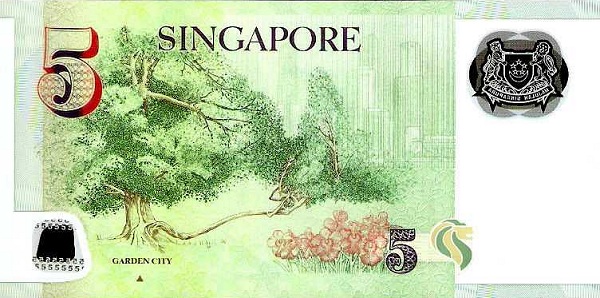 With two small triangles on back below word    "GARDEN CITY"