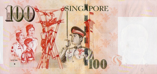   Youth (Members of  the Singapore Red Cross, St. John's Ambuilance Brigade, National Police Cadets  Corps, Boy Scouts and National Service; tower of Safti Military Institute)