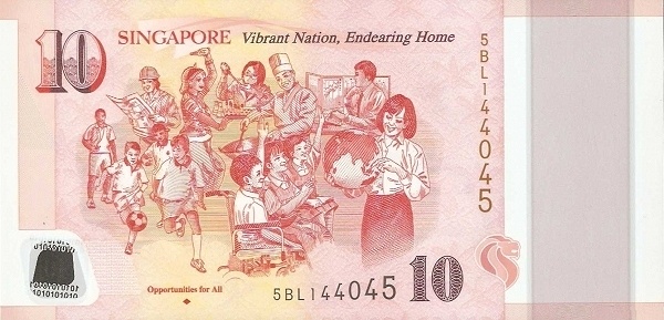  "Opportunities for  All" soccer coach and players; construction worker with blueprint; dancer;  scientist with beakers and test tubes; chef wearing toque stirring wok, boy in  wheelchair and girls; financial trader with keyboard and stock charts on  monitors; teacher pointing to Singapore on globe